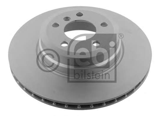 Диск тормозной (задний) BMW X5 (E70/F15/F85)/X6 (E71/E72/F16/F86) 07- (345x24) (с покр.) (вент.)