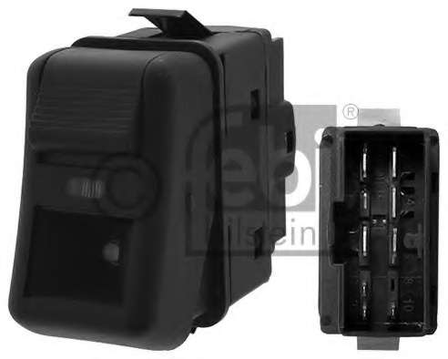 Кнопочный выключатель, продольный мех. блокир. дифференциала