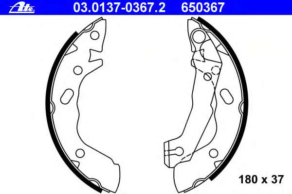 колодки гальмівні барабанні