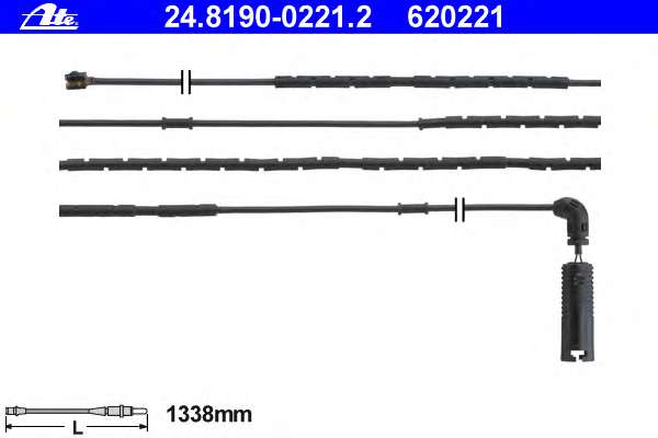 Датчик износа тормозных колодок (задних) BMW 3 (E46) 98-06 (L=1338mm)