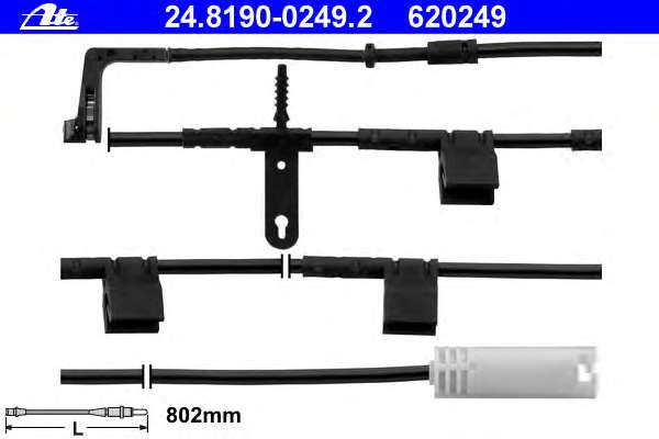 Сигнализатор, износ тормозных колодок