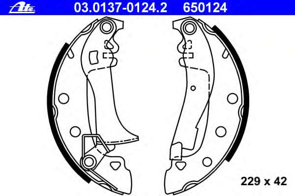 Комплект тормозных колодок