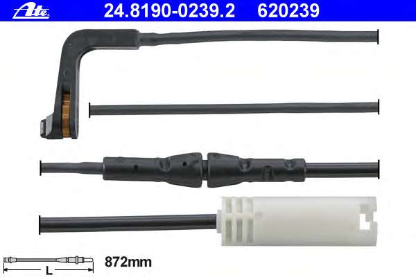 Сигнализатор, износ тормозных колодок