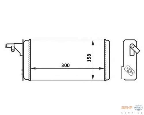 Теплообменник, отопление салона