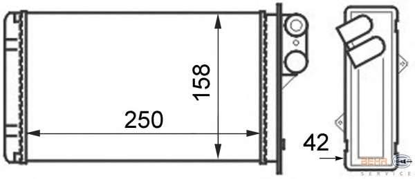 Теплообменник, отопление салона