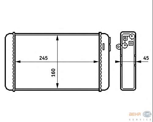Теплообменник, отопление салона