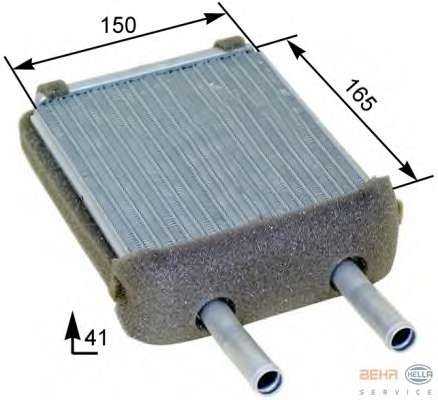 Теплообменник, отопление салона