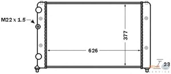 Радиатор, охлаждение двигателя