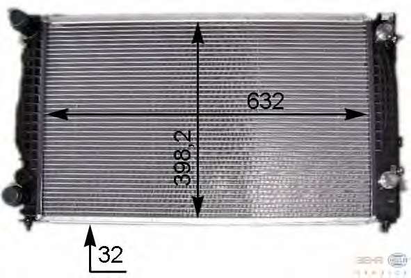 Радиатор, охлаждение двигателя
