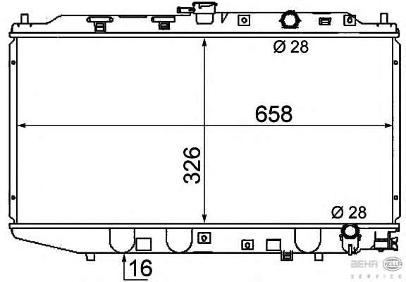 Радиатор, охлаждение двигателя