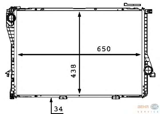 Радиатор, охлаждение двигателя