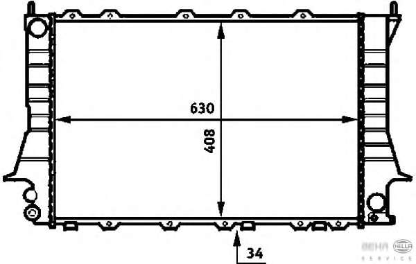 Радиатор, охлаждение двигателя