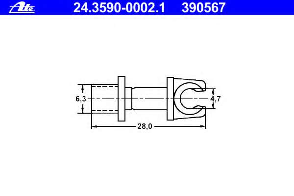 Кронштейн, трубопровод тормозно