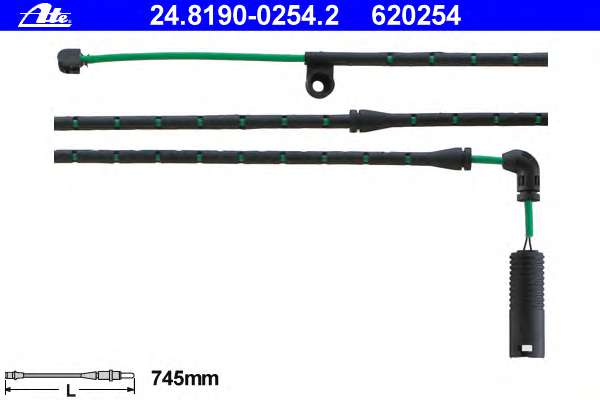 Сигнализатор, износ тормозных колодок