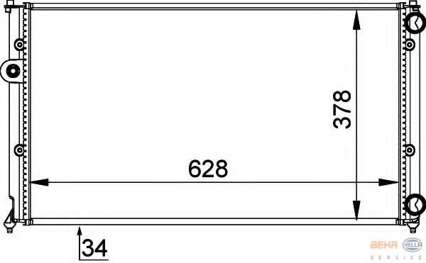 Радиатор, охлаждение двигателя