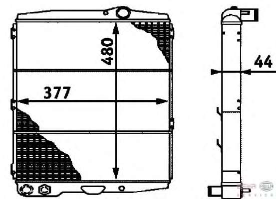 Радиатор, охлаждение двигателя