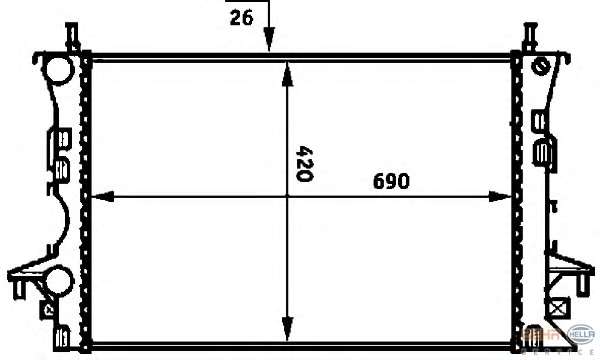 Радиатор, охлаждение двигателя