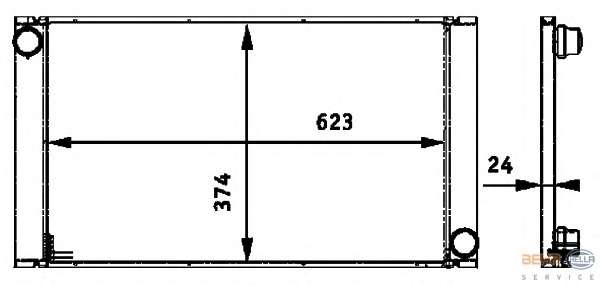 Радиатор, охлаждение двигателя