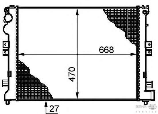 Радиатор, охлаждение двигателя
