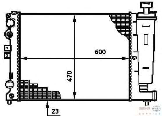 Радиатор, охлаждение двигателя
