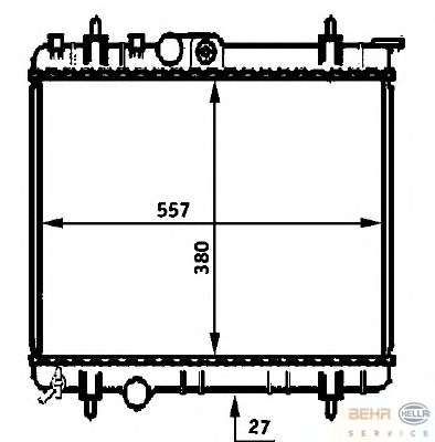 Радиатор, охлаждение двигателя