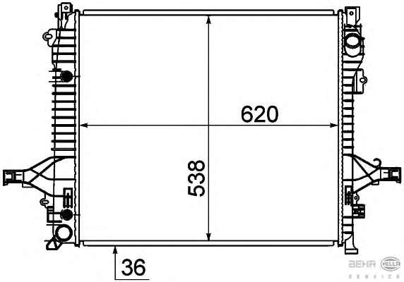 Радиатор, охлаждение двигателя