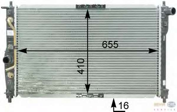 Радиатор, охлаждение двигателя