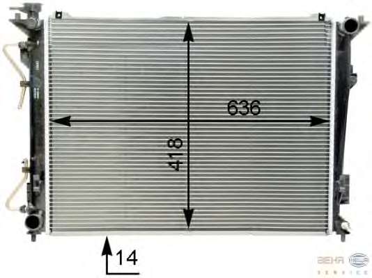 Радиатор, охлаждение двигателя