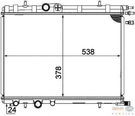 Радиатор, охлаждение двигателя