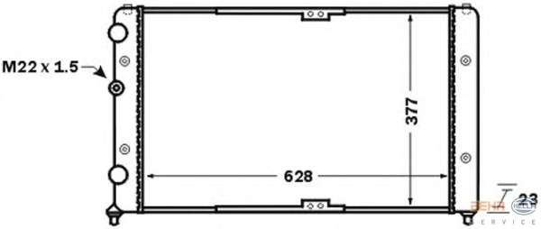 Радиатор, охлаждение двигателя