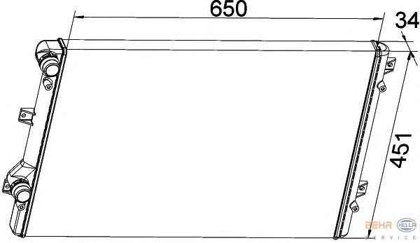 Радиатор, охлаждение двигателя