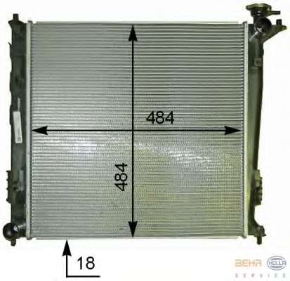 Радиатор, охлаждение двигателя