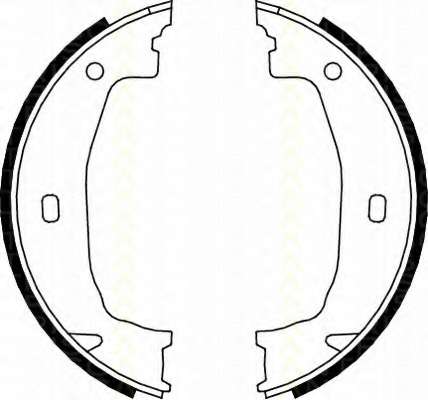 Комплект тормозных колодок. Комплект тормозных колодок, стояночная тормозная система