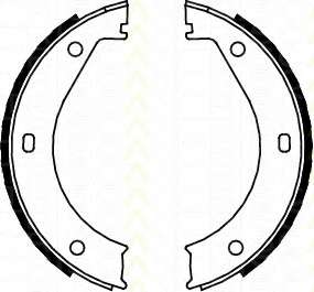 Комплект тормозных колодок, стояночная тормозная система