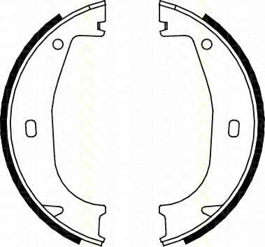 Комплект тормозных колодок, стояночная тормозная система