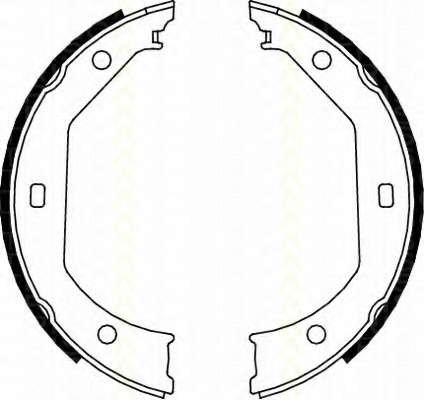 Комплект тормозных колодок. Комплект тормозных колодок, стояночная тормозная система