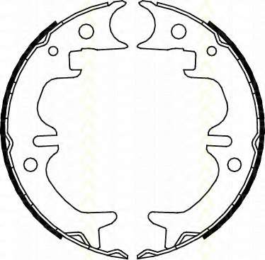 Комплект тормозных колодок, стояночная тормозная система