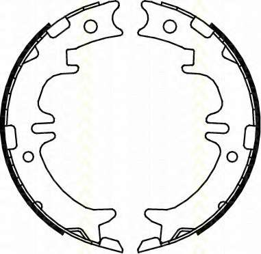 Комплект тормозных колодок, стояночная тормозная система