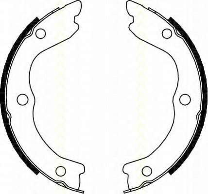 Комплект тормозных колодок, стояночная тормозная система