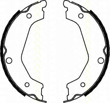 Комплект тормозных колодок, стояночная тормозная система