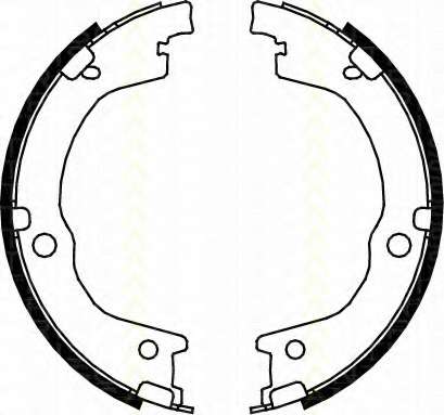 Комплект тормозных колодок, стояночная тормозная система