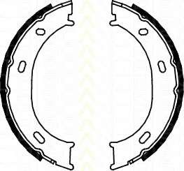 Комплект тормозных колодок, стояночная тормозная система