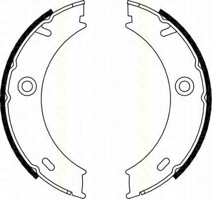 Комплект тормозных колодок, стояночная тормозная система