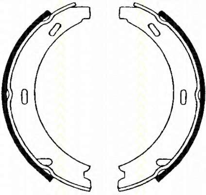 Комплект тормозных колодок, стояночная тормозная система