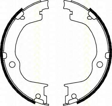Комплект тормозных колодок, стояночная тормозная система
