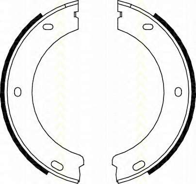 Комплект тормозных колодок, стояночная тормозная система