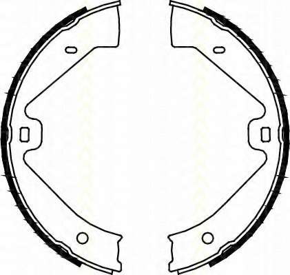 Комплект тормозных колодок, стояночная тормозная система