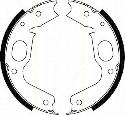 Комплект тормозных колодок, стояночная тормозная система