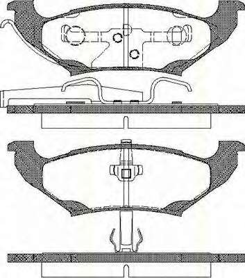 Комплект тормозных колодок, дисковый тормоз
