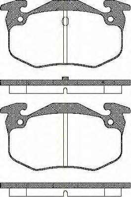Комплект тормозных колодок, дисковый тормоз